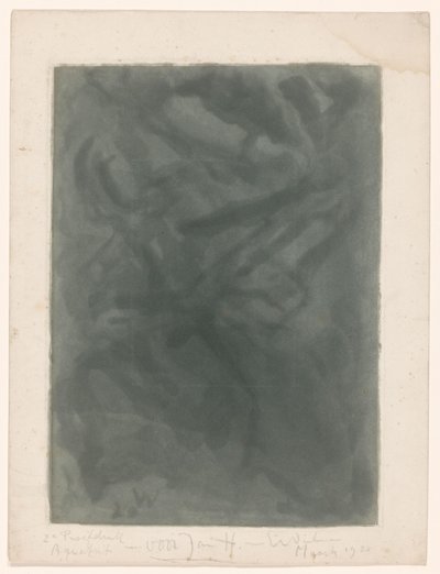 Absztrakciós kompozíció alkotó: Erich Wichmann (signed by artist)