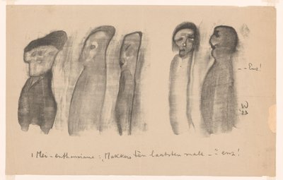 Öt figura a munka ünnepén alkotó: Erich Wichmann