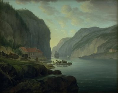 Svinesund Frederikshald közelében, Norvégiában alkotó: Erik Pauelsen