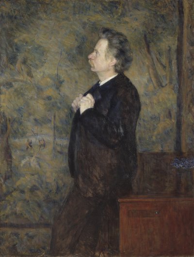 Edvard Grieg, norvég zeneszerző és zongoraművész – Edvard Grieg (1843-1907) portréja, Werenskiold, Erik Theodor (1855-1938). Olajfestmény alkotó: Erik Theodor Werenskiold