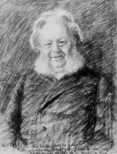 Henrik Ibsen alkotó: Erik Theodor Werenskiold