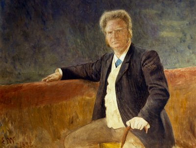 Bjorn Bjornson (1859-1942), színész és színházi rendező portréja, Erik Werenskiold (1855-1938) festménye alkotó: Erik Theodor Werenskiold