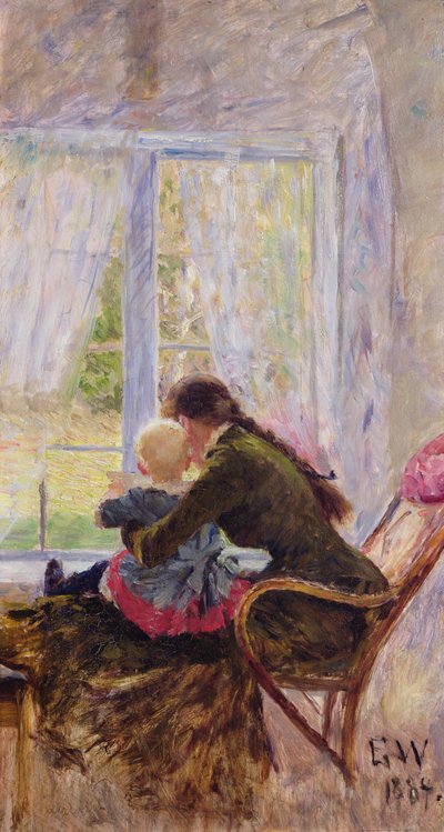 Te és Bebe alkotó: Erik Theodor Werenskiold
