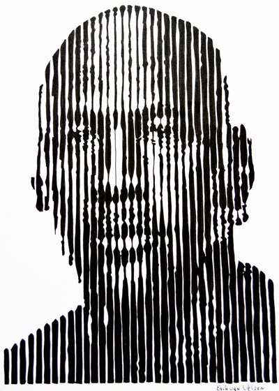 Absztrakt vonal és felület alkotó: Erik Van Velzen