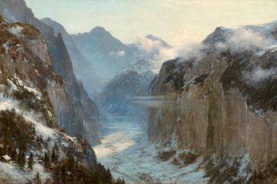 "Az ő kezében vannak a Föld mélységei" (olaj, vászon) alkotó: Ernest Albert Waterlow