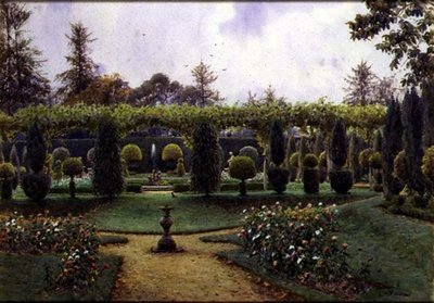 Gray Day, Brockenhurst, Hampshire (akvarell) alkotó: Ernest Arthur Rowe