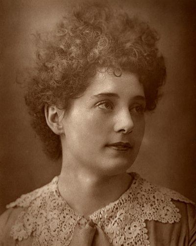 Blanche Horlock brit színésznő, 1887 alkotó: Ernest Barraud