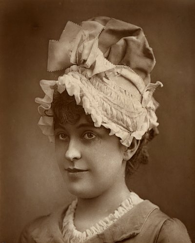 Geraldine Ulmar amerikai énekes és színésznő, 1887 alkotó: Ernest Barraud