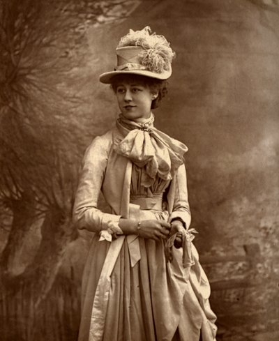 Violet Vanbrugh brit színésznő, 1887. alkotó: Ernest Barraud