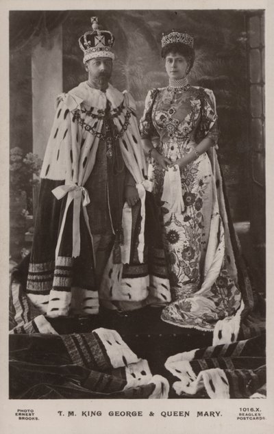 V. György király és Mária királyné alkotó: Ernest Brooks