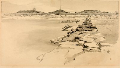 Fort Moultrie a régi Sullivan erőd helyén alkotó: Ernest C. Peixotto