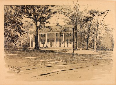 Saratoga. Schuyler tábornok háza alkotó: Ernest C. Peixotto
