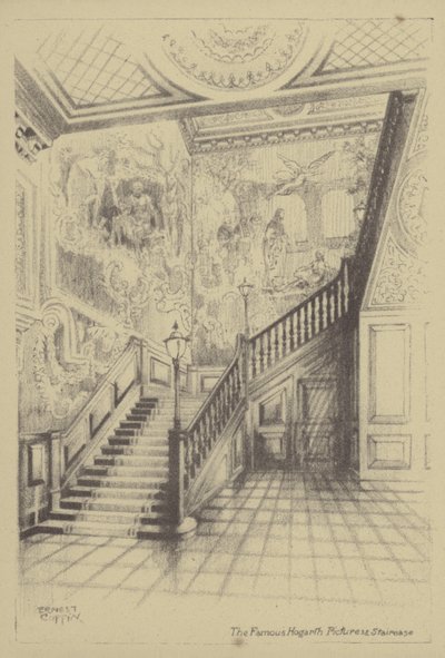 A híres Hogarth-képek és lépcsőház alkotó: Ernest Coffin