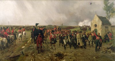Wellington menete Quatre Brasból Waterlooba, 1878 alkotó: Ernest Crofts