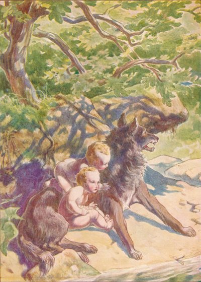 A folyóhoz éppen egy nőstény farkas jött inni, c1912 1912 alkotó: Ernest Dudley Heath