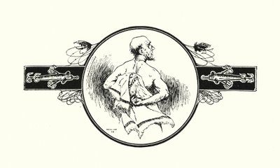 Halász szárítja a hátát (litográfia) alkotó: Ernest Edward Briggs