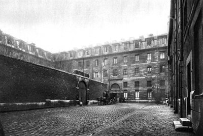 Saint Lazare női börtön udvara, Párizs, 1931. alkotó: Ernest Flammarion