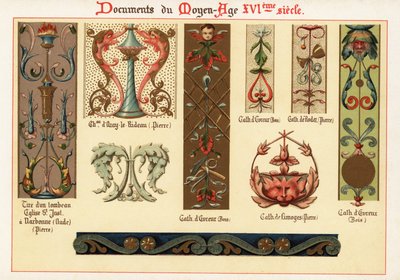 Design elemek a 16. századból. alkotó: Ernest Guillot