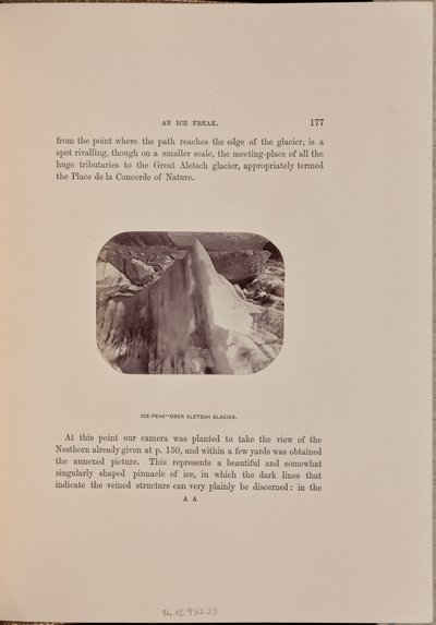 Ice-Peak - Felső Aletsch-gleccser alkotó: Ernest H. Edwards