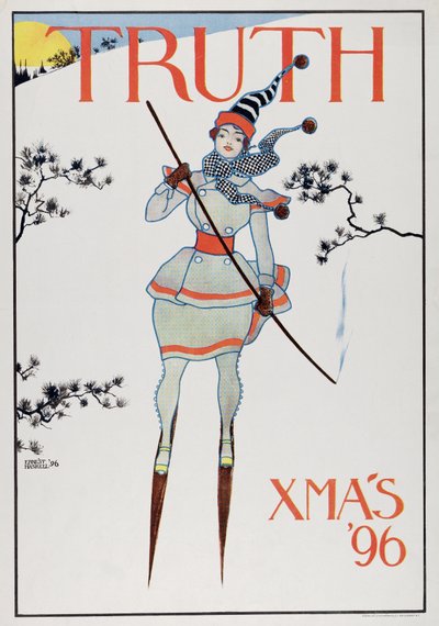 Az igazság első borítója, Xmas 96, pub.1896 alkotó: Ernest Haskell
