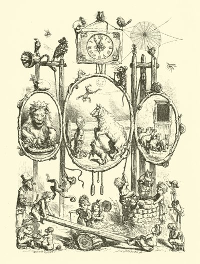 Nemzeti gyermekdalok, címlapkép alkotó: Ernest Henry Griset