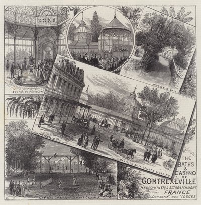 A Contrexeville-i fürdő és kaszinó alkotó: Ernest Henry Griset