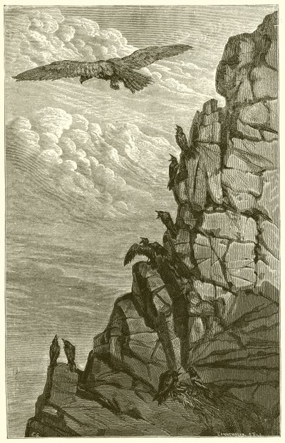 A sas és a varjú alkotó: Ernest Henry Griset