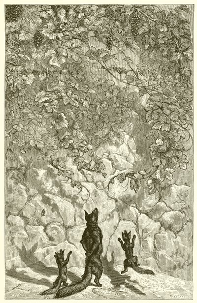 A róka és a szőlő alkotó: Ernest Henry Griset