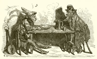 The Satyr and the Traveller  alkotó: Ernest Henry Griset