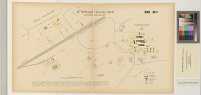 McCulloughs Iron Co., Northeast Creek, Maryland, Hexamer General Surveys alkotó: Ernest Hexamer