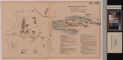 14. kötet, Rancocas Chemical Works, Hexamer General Surveys, Burlington, New Jersey, 1878 alkotó: Ernest Hexamer