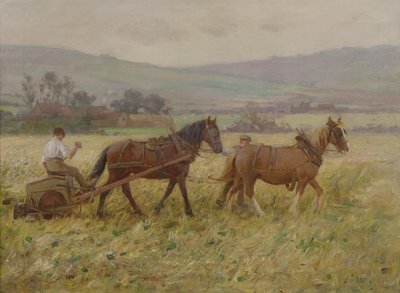 The Harvesting Team (olaj, vászon) alkotó: Ernest Higgins Rigg