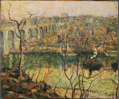 High Bridge - Korai hold alkotó: Ernest Lawson