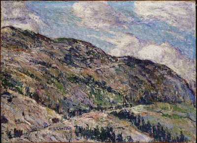 Hegyi jelenet - Dombok a ködben alkotó: Ernest Lawson