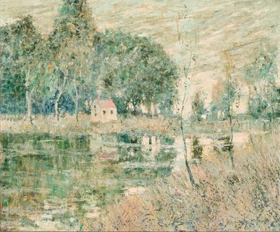 Folyóparti táj alkotó: Ernest Lawson