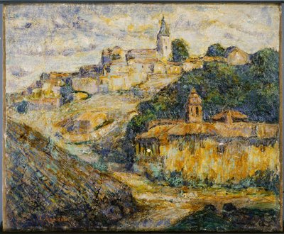 Alkonyat Spanyolországban alkotó: Ernest Lawson