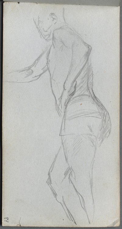 Vázlatfüzet, 87. oldal: ábratanulmány alkotó: Ernest Meissonier