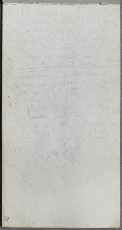 Vázlatfüzet, 89. oldal: Jegyzetek alkotó: Ernest Meissonier