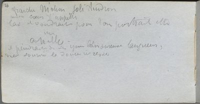 Vázlatfüzet, 95. oldal: Jegyzetek. alkotó: Jean-Louis Ernest Meissonier