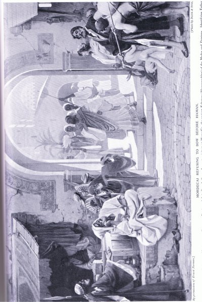 Márdokeus nem hajlandó meghajolni Hámán előtt Kr. e. 485 alkotó: Ernest Normand