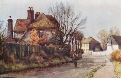 Kréta, ház, ahol Dickens a nászútját töltötte (színes litó) alkotó: Ernest William Haslehust