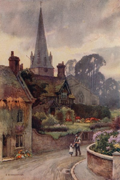 Edwinstowe (színes litó) alkotó: Ernest William Haslehust