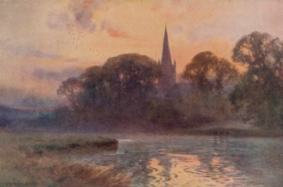 Holy Trinity Church, Stratford-on-Avon (színes litó) alkotó: Ernest William Haslehust