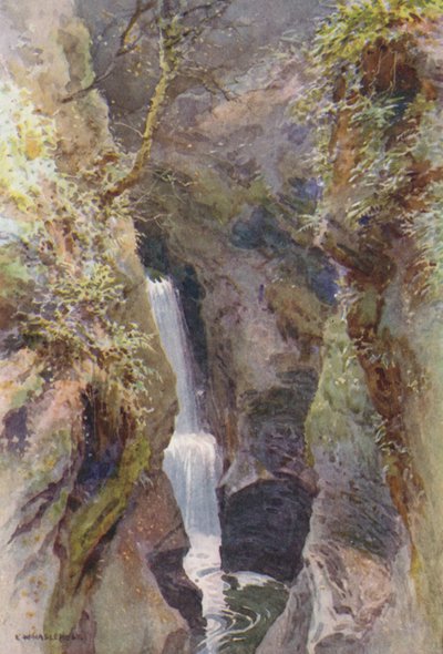 Lydford Gorge (színes tagok) alkotó: Ernest William Haslehust