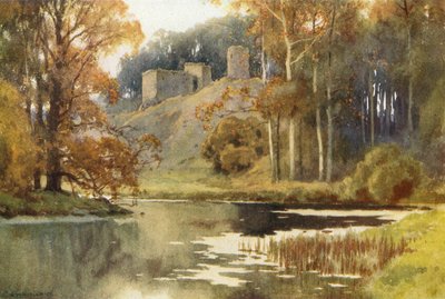 Roxburgh kastély (színes litó) alkotó: Ernest William Haslehust