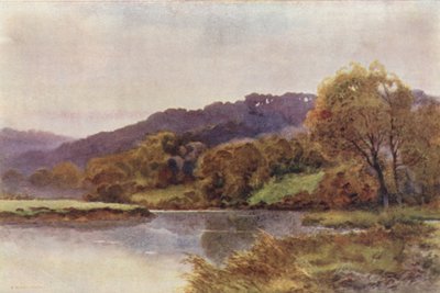 Streatley Hills (színes litó) alkotó: Ernest William Haslehust