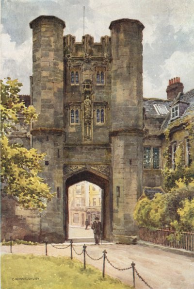 A "Püspökszem", Wells (színes litó) alkotó: Ernest William Haslehust