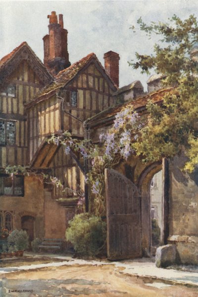 A Close Gate (színes litó) alkotó: Ernest William Haslehust