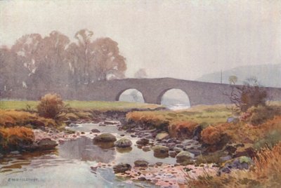 Két híd (színes litho) alkotó: Ernest William Haslehust