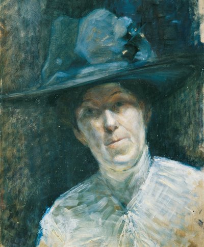 Kék kalapos hölgy alkotó: Ernestine von Hüttenbrenner